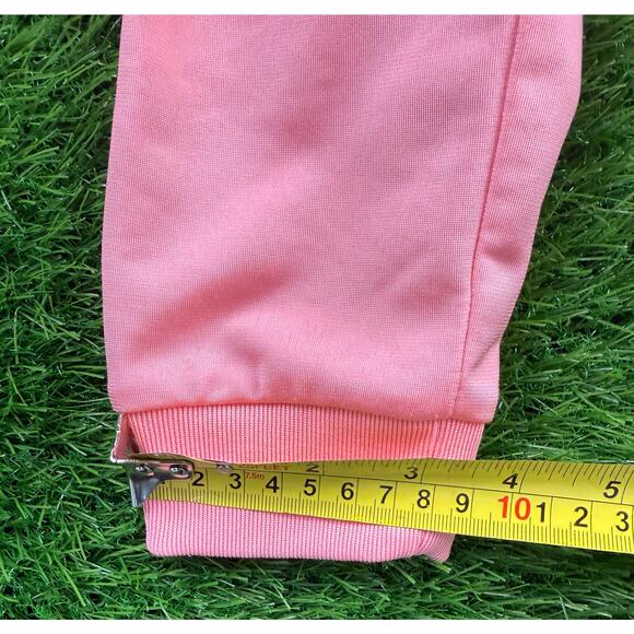 Adidas Originals Kids 3-Stripes Track Jacket Pink White Trefoil Logo Size 9-10Y - Picture 7 of 8